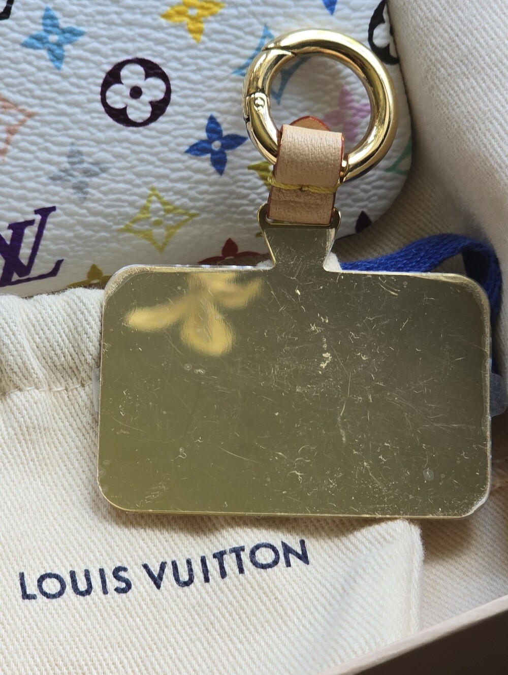 Louis Vuitton x Takashi Murakami Monogram Multicolore Phone Holder and Key Pouch - Picture 11 of 15